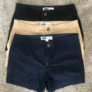 3 pairs of Old Navy everyday shorts